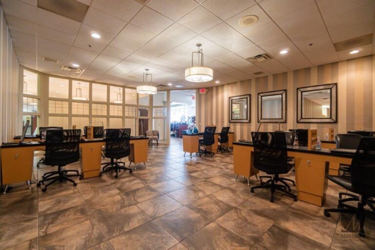 Manicure section at Cincinnati and West Chester Township s best beauty salon Mitchell s Salon   Day Spa 1 768x512